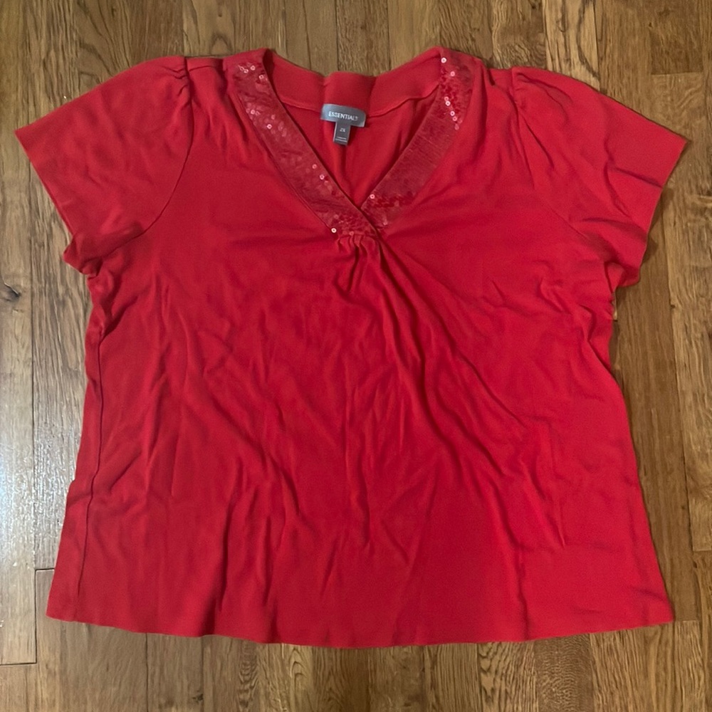 Essentials Women’s Top, Size 2X, Excellent Condition!